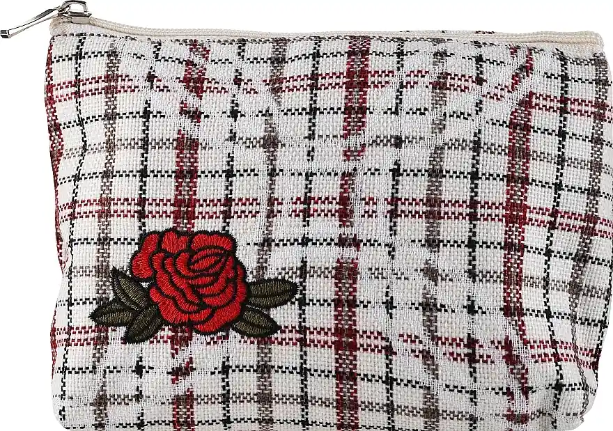 Makeup Bag "Rose", 95825, white - Accessories
