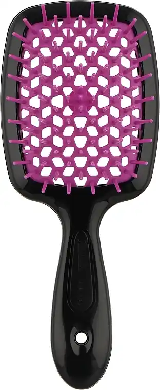 Hairbrush, fuchsia with black - Accessories