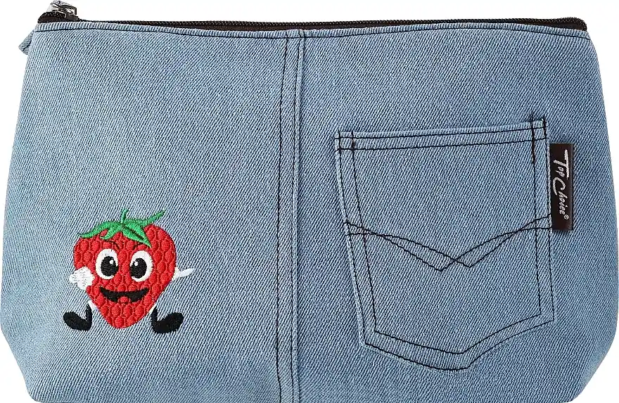 Makeup Bag "Motifs", 94767, blue & strawberry - Accessories