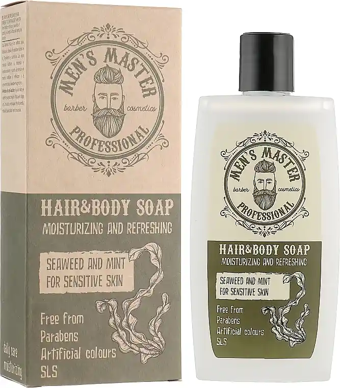 Invigorating Body & Hair Soap "Algae & Mint" - Bath and Body
