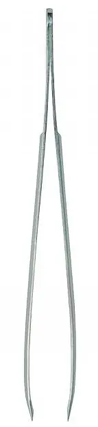 Beveled Eyebrow Tweezers 8.5 cm, nickel-plated