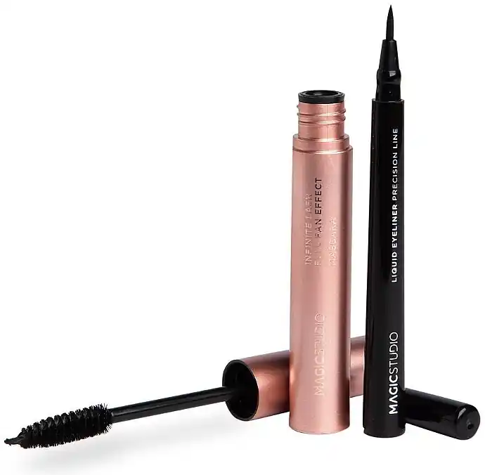 Magic Studio Shaky Eyes Kit ( eye/liner/1ml + mascara/12ml) - Makeup