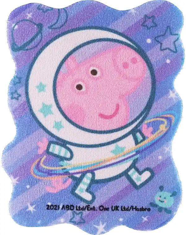 Kids Bath Sponge 'Peppa Pig', Peppa astronaut, pink - Accessories