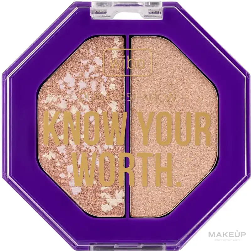 Wibo Cienie Know Your Worth. Duo Eyeshadow nr 2 - Makeup
