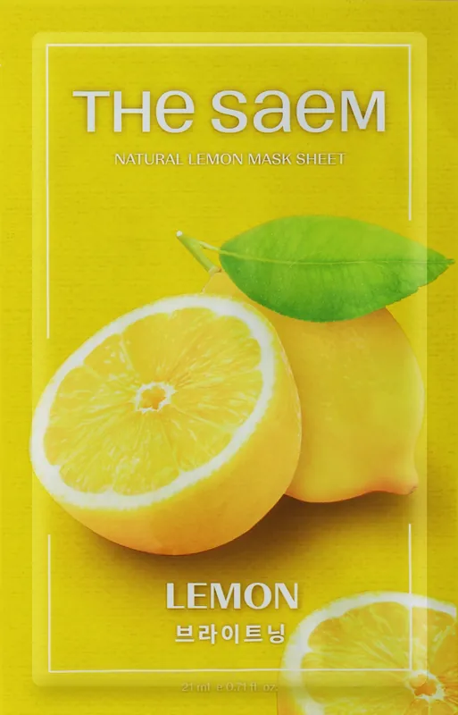 Facial Lemon Sheet Mask - Skin Care Products