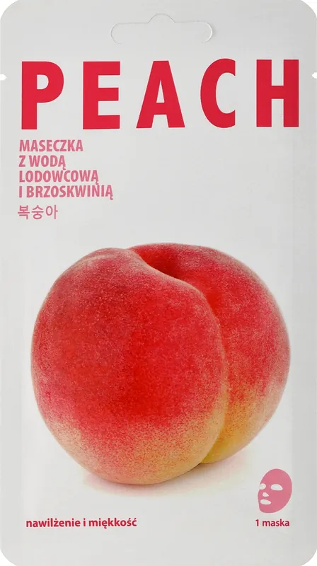 Moisturizing Facial Sheet Mask ‘Peach’ - Skin Care Products