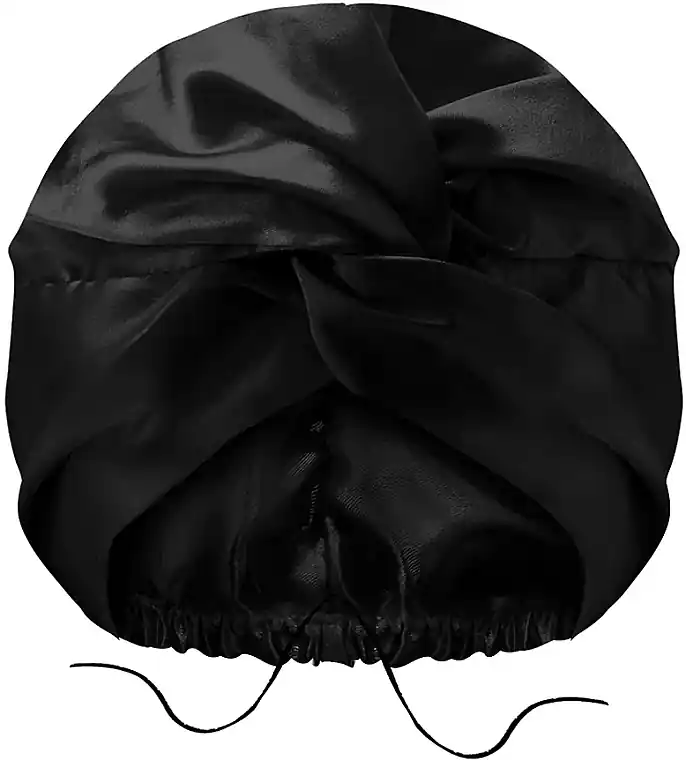 Shower & Sleeping Hair Cap, black - Accessories