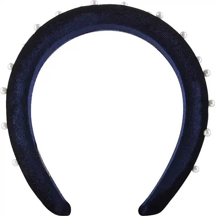 Hair Hoop "Velvet", 25949, dark-blue