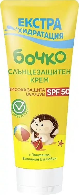Kids Panthenol & Vitamin E Sunscreen SPF50 - Bath and Body