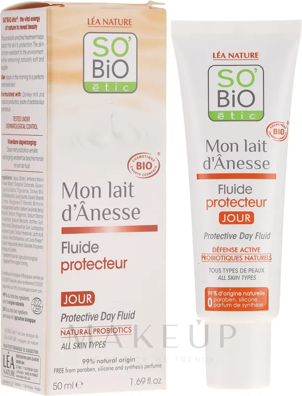 Protective Day Donkey Milk Fluid - Skin Care Products