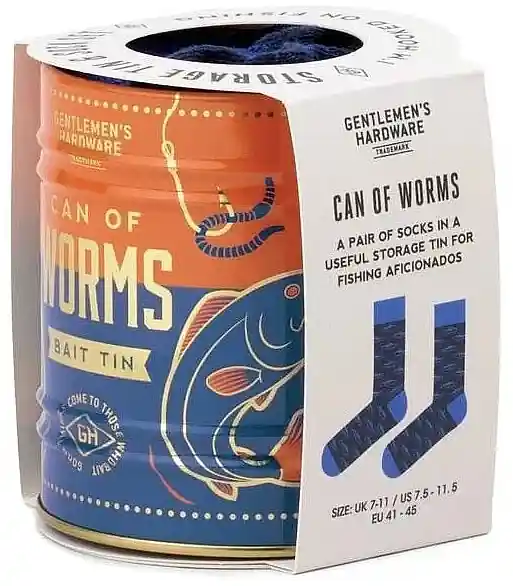 Fishing Socks in Tin Can - Clothes