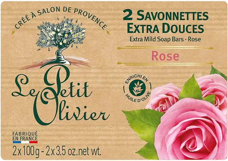 Extra Mild Soap with Rose Extract - Bath and Body