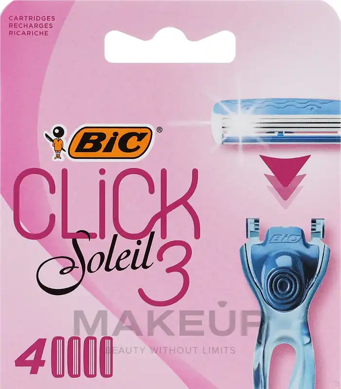 Replaceable Shaving Cassettes, 4 pcs - Men
