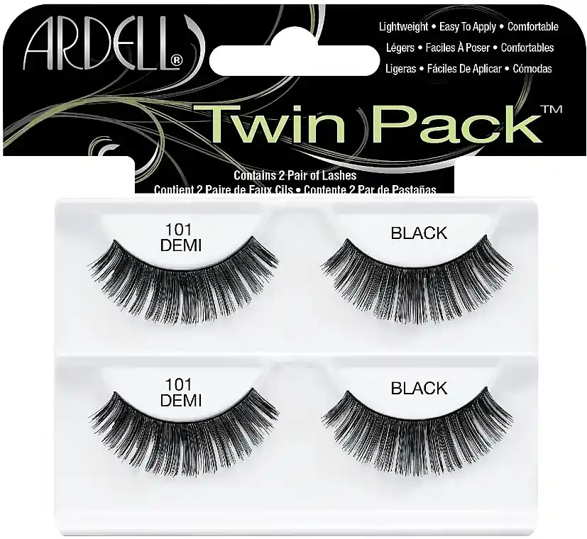 Ardell Demi Black Lashes Twin Pack 101 - Makeup