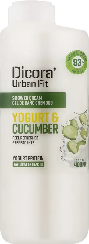 Cream Shower Gel "Protein Yoghurt & Cucumber" - Bath and Body