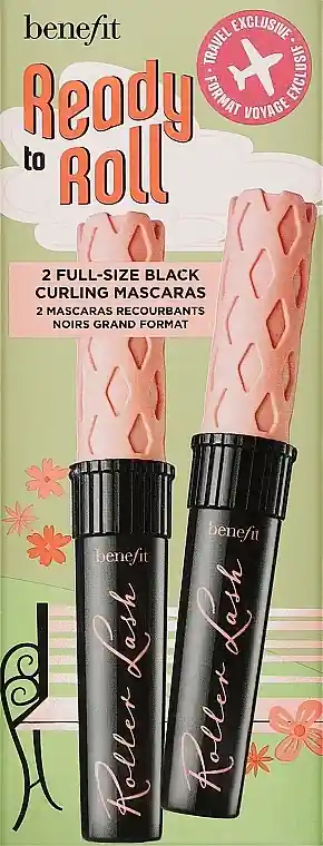 Benefit Ready To Roll Mascara Set (mascara/2x8.5g) - Makeup