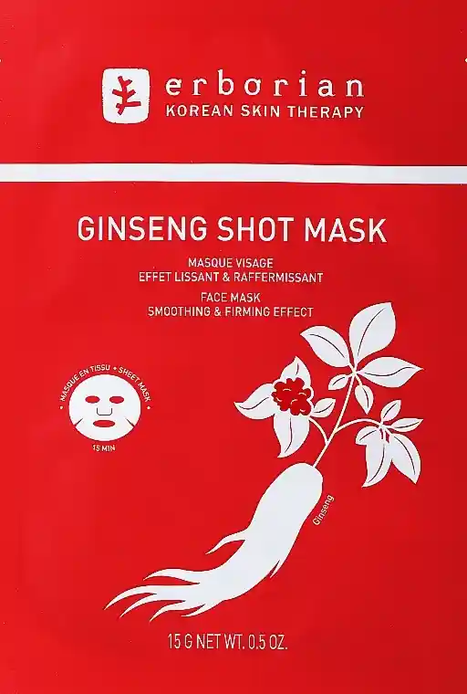Restoring Sheet Face Mask "Ginseng" - Skin Care Products