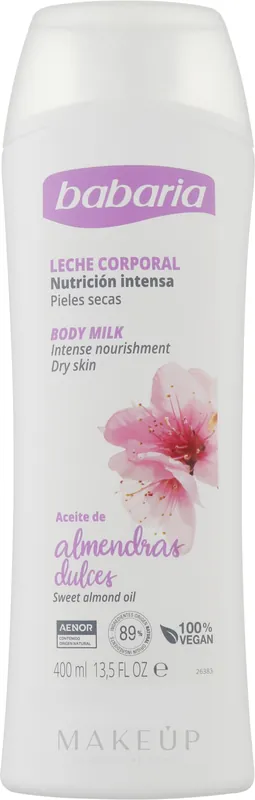 Intense Moisturizing Body Milk for Dry Skin - Bath and Body
