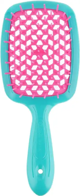 Hair Brush, turquoise and pink - Accessories