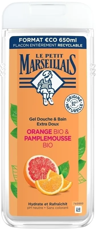 Orange & Grapefruit Shower Gel - Bath and Body
