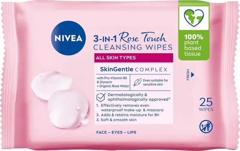 Makeup Remover Wipes with Rose Water - Skin Care Products