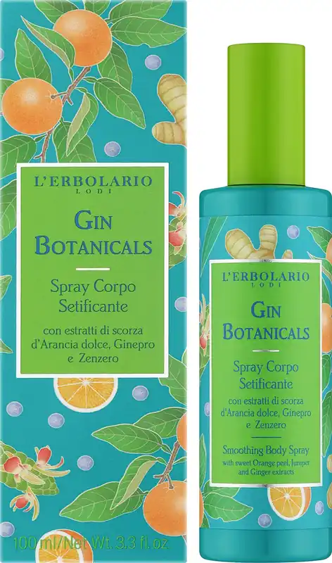 L'Erbolario Gin Botanicals Smoothing Body Spray - Bath and Body