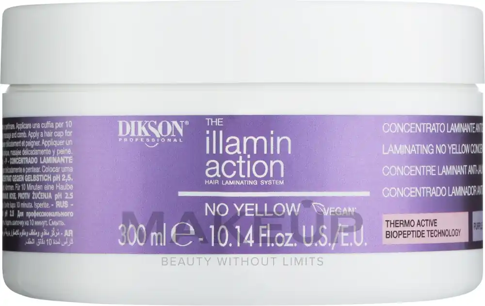 Thermoactive Concentrated Anti-Yellow Cream for Hair Lamination