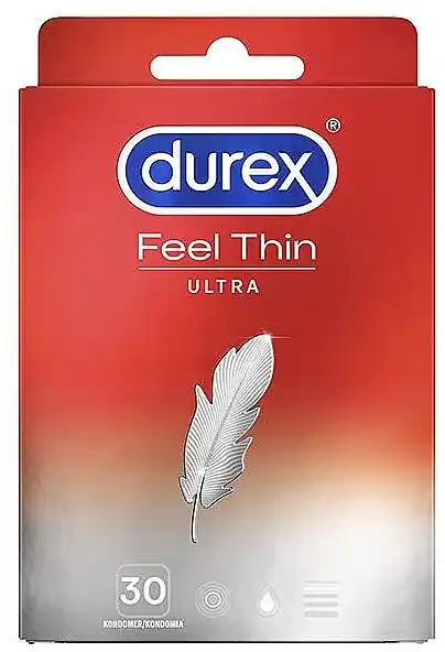 Ultra-Thin Condoms, Pack of 30