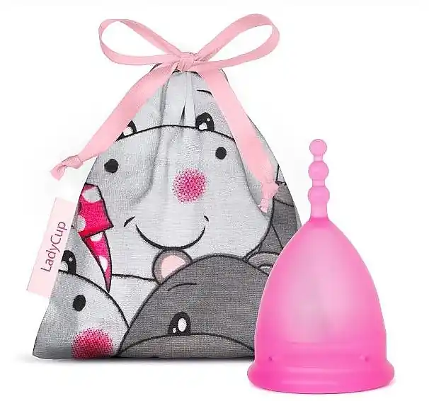 Menstrual Cup, size L, pink - Accessories