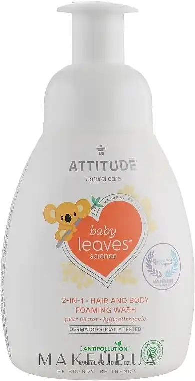 2-in-1 Hair & Body Wash Foam with Pear
