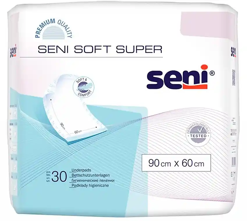 Sanitary Diapers 90x60, 30 pcs - Seni