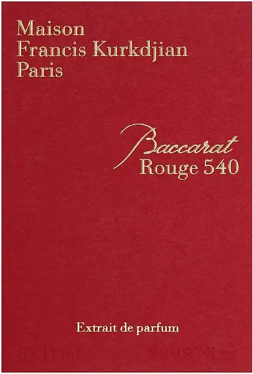 Maison Francis Kurkdjian Baccarat Rouge 540 Extrait de Parfum - Perfume
