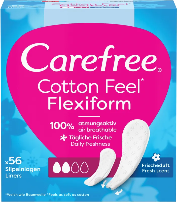 Flexible Daily Sanitary Pads, 56pcs - Bath and Body