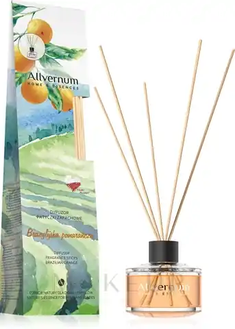 Reed Diffuser "Brazilian Orange", with sticks - Bath and Body