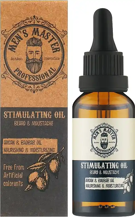 Stimulating Beard and Mustache Oil - Men