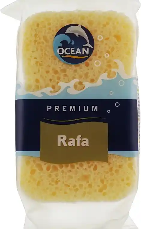 Rafa Massage Bath Sponge, yellow - Accessories