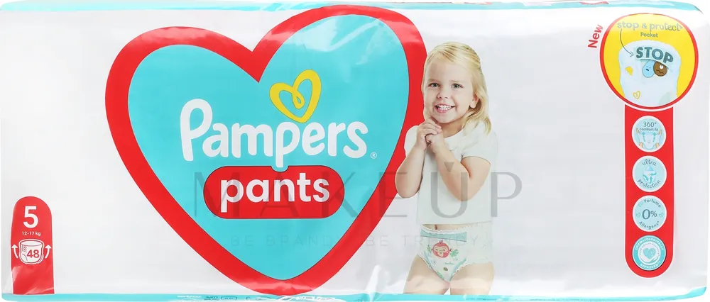 Diaper Pants, size 5 (junior), 12-17 kg, 48 pcs