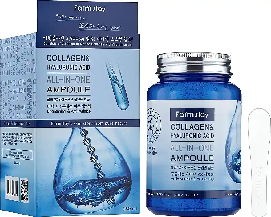 Collagen & Hyaluronic Acid Ampoule Serum - Skin Care Products
