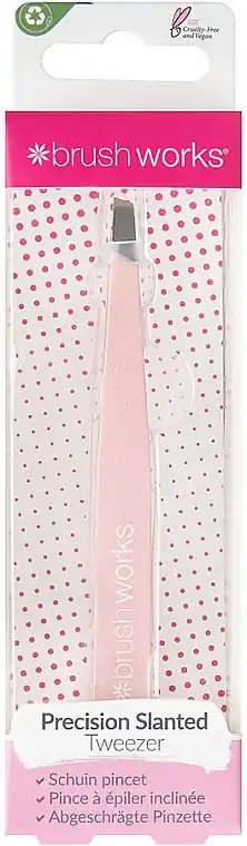 Slanted Tweezers, pink - Accessories
