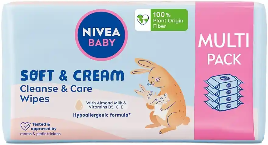 Biodegradable Wipes, 4 x 57 pcs - Accessories