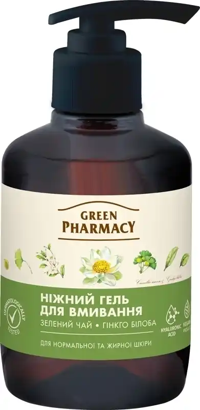 Gentle Washing Gel "Green Tea" - Skin Care Products
