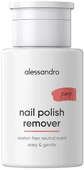 Non-acetone nail polish remover (with pump)
