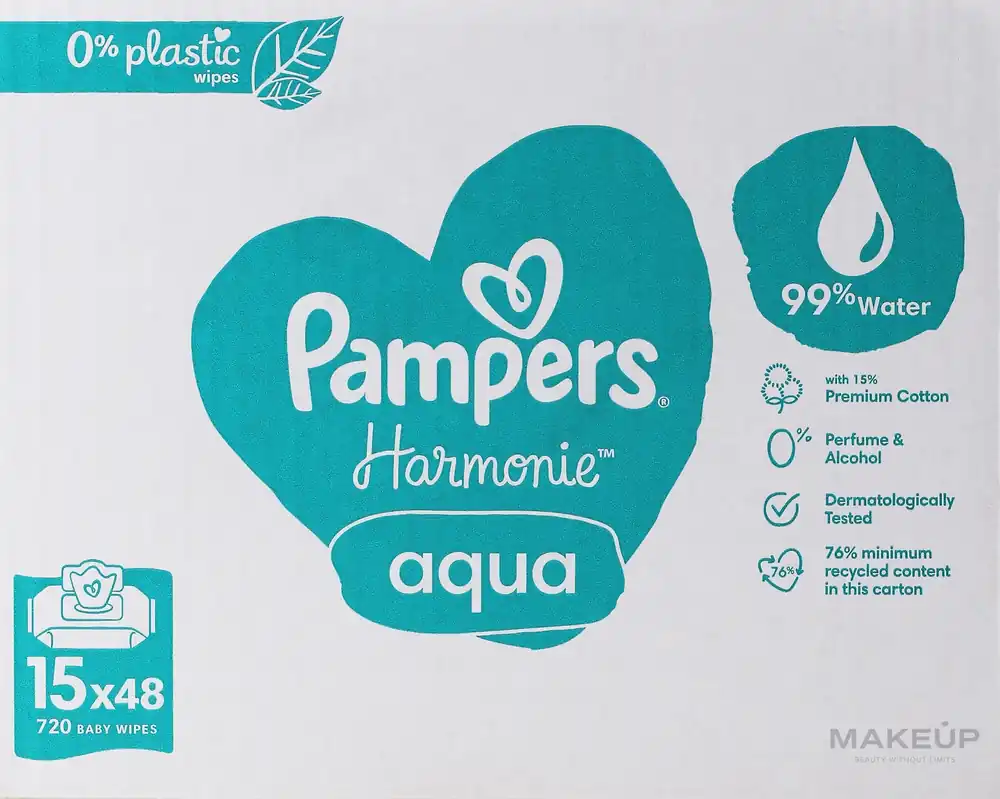 Baby Wet Wipes, 15x48 pcs - Accessories