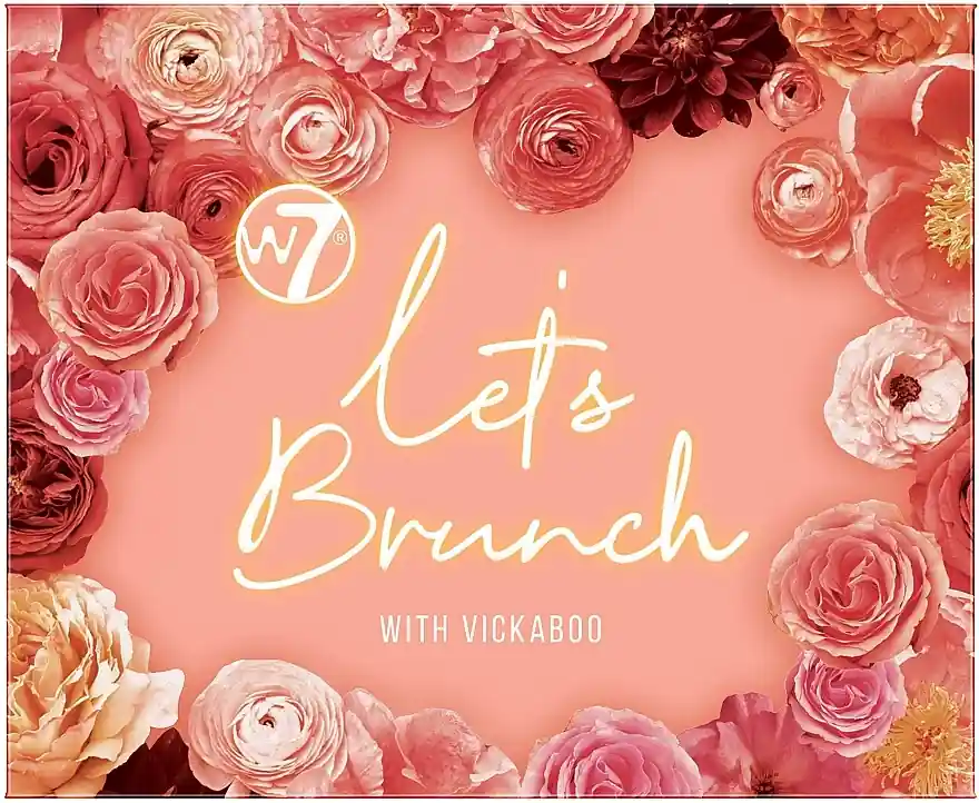 W7 Let's Brunch With Vickaboo Pressed Pigment Palette - Makeup