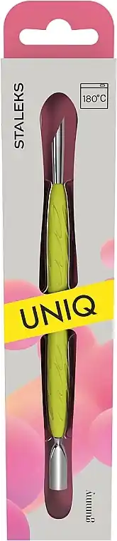 Double-Sided Pusher with Silicone Handle, yellow