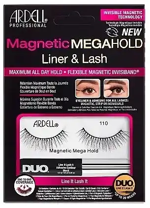 Ardell Magnetic Megahold Liner & Lash 110 (eye/liner/2.5g + lashes/2pc) - Makeup