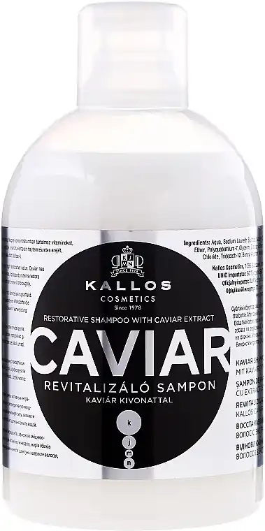 Repair Hair Shampoo with Black Caviar Extract