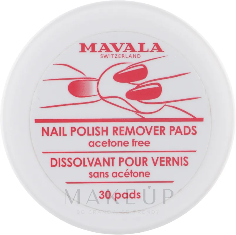Nail Polish Remover Pads - Mavala
