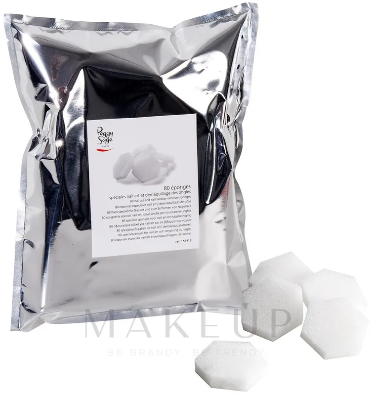Nail Polish Removing Sponges - Peggy Sage