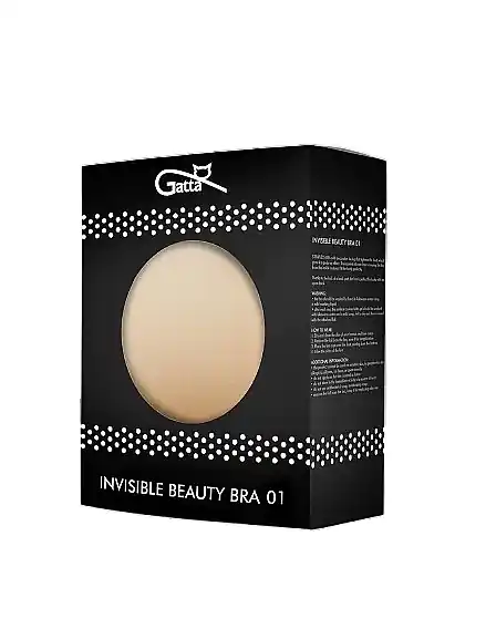 Self-Supporting Bra 'Invisible Beauty Bra 01', beige